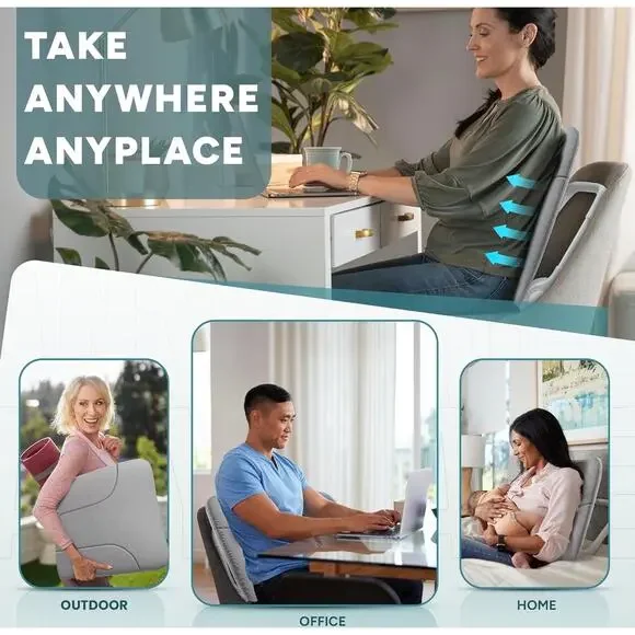 Ready Rocker Portable Back Support Rocker Cloud Gray - Picture 4 of 9